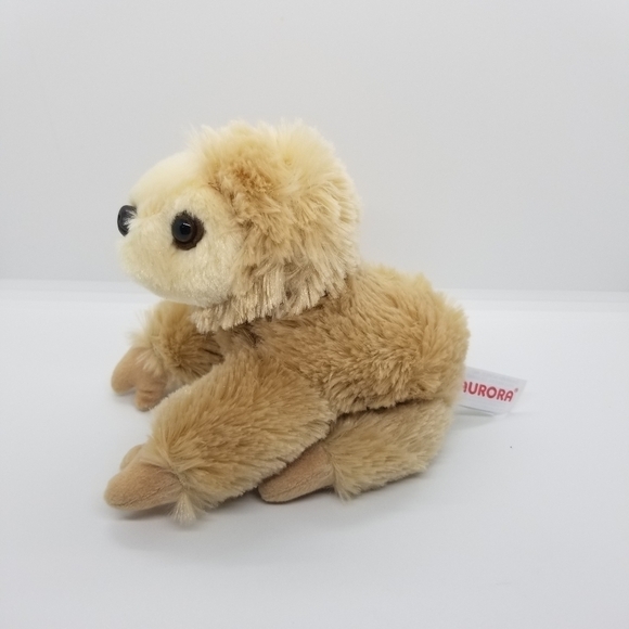 Aurora Little Racey the Stuffed Sloth Mini Flopsie - Picture 3 of 8